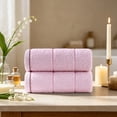 thumbnail image 5 of Kyusrd Hand Towels for Bathroom,Cotton Soft Absorbent Decorative Hand Towel for Face Spa Bath Gym Kitchen,Pink,35x75cm, 5 of 6