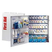 First Aid Only 150 Person XL SmartCompliance Metal Cabinet with Medication, 109 pc