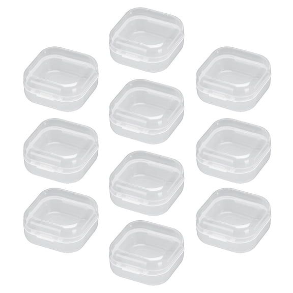 Toyvian White Jewelry Box with 24 Compartments, Portable Storage for Earplugs and Small Craft Supplies, PP Material