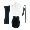thumbnail image 3 of Ropa para muñecos masculinos, accesorios para muñecos masculinos, regalos para adultos Negro, 3 of 9