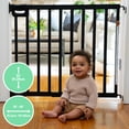 thumbnail image 6 of Ingenuity Stairway 48W Series Safety Pet and Baby Gate, 30'-48' Wide, 32" Tall - Black, 6 of 9