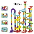 thumbnail image 2 of Ensemble de Course en Marbre pour Enfants 113 Pcs Bricolage Éducatif Labyrinthe de Marbre Jeu Piste de Course en Marbre, 2 of 10
