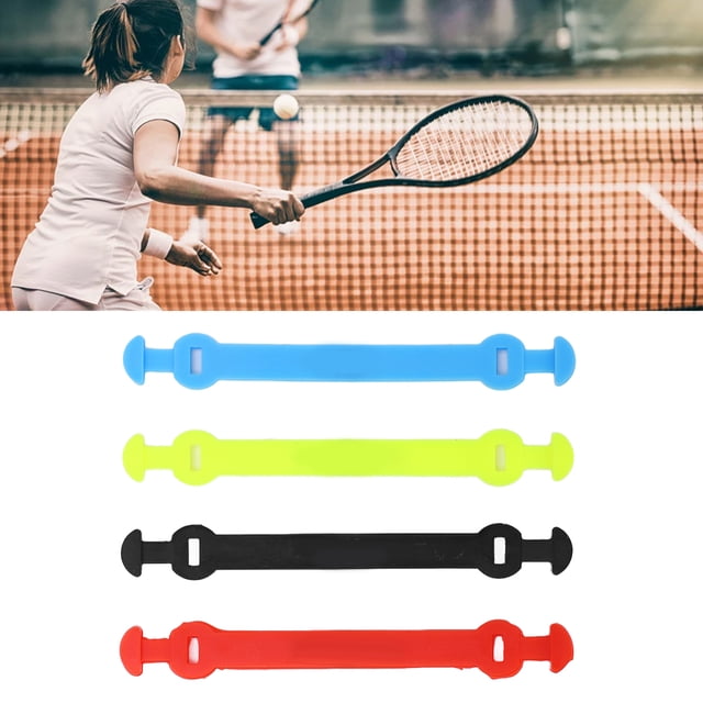 Tennis Vibration Dampeners, Tennis Strings Shock Absorption 4Pcs Reduce Conduction Increase Comfort 105mm Length for Gym