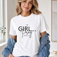 thumbnail image 4 of Jollimate Girl Pray Shirt, Christian Faith Shirt for Women, Religious Gift, Christian Gift For Woman, 4 of 6