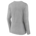 thumbnail image 3 of Women's Gray Pepperdine Waves Campus Long Sleeve V-Neck T-Shirt, 3 of 3