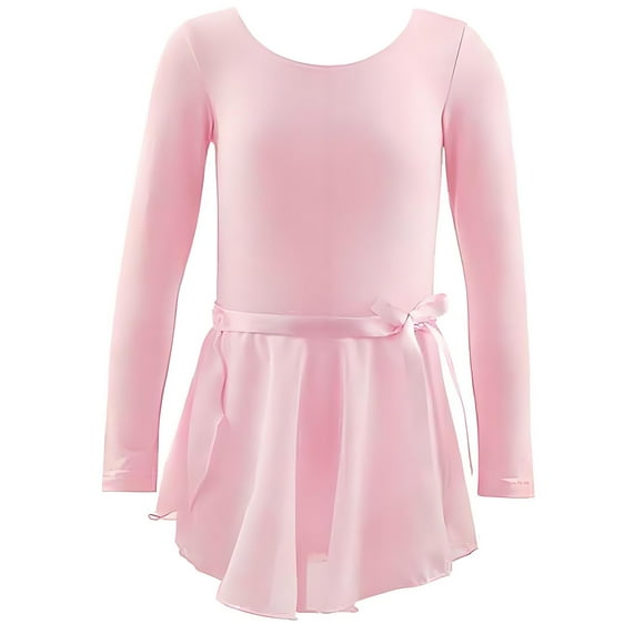 Lovzfmll Girls Ballet Tutu Dress, Removable Gauze Skirt with Leotard Pull-On Soft Breathable Princess Dance Costume for 2-13 Years