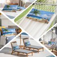 thumbnail image 6 of Summer Palm Tree Pillow Protectors with Zipper Standard Size, Beach Ocean Coastal Starfish Shells Soft Brushed Microfiber Throw Pillow Covers, Decorative Pillowcase for Couch Sofa Bedroom 20"x26", 6 of 9