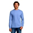 thumbnail image 4 of Gildan Heavy Cotton Long Sleeve T-Shirt, Men's Carolina Blue Everyday Wear T-Shirt, 9-Pack Shirts, S, 4 of 5