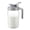 Gray, variant on GOSCHE Breast Milk Pitcher,Wide Mouth Glass Mason Jar Pitcher with Green Flip Cap Lid and Pour Spout, Airtight Seal for Freshness and Safe Milk, 32oz