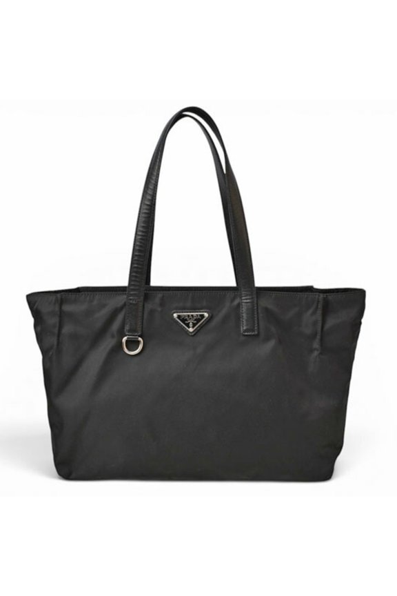 Pre-Owned Prada tote bag, PRADA bag BR3261, nylon, NERO (black).