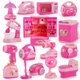 thumbnail image 3 of Juego de cocina en miniatura para niños, simulación de juego para niñas, pequeños electrodomésticos, refrigerador, lavadora de juguete, 3 of 6