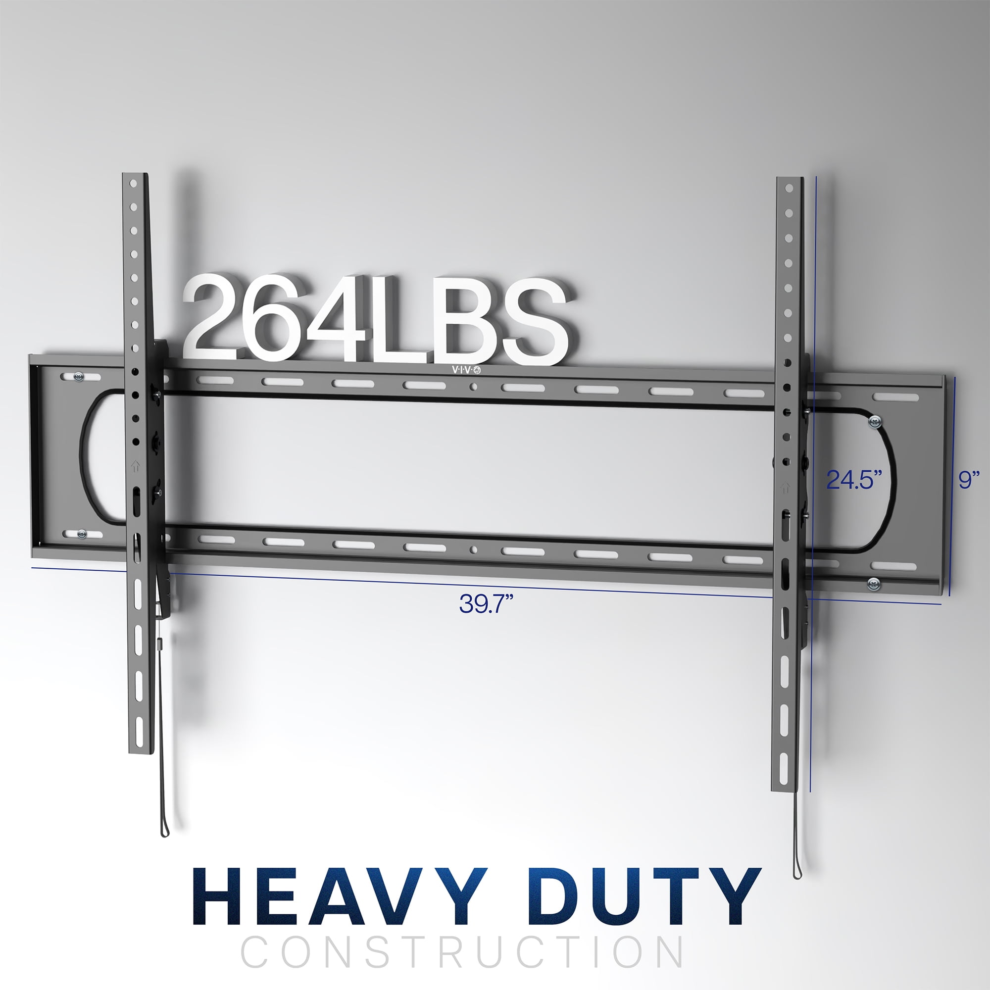 VIVO Heavy Duty Tilting TV Wall Mount for up to 120" Curved and Flat Screens