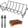 thumbnail image 1 of Non-Stick Rib Rack Stainless Steel - Rib Racks for Grilling - Easy to Use and Clean BBQ Rib Rack for Grill - Premium Durable Rib Rack Stainless Steel, 1 of 7