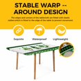 thumbnail image 4 of Green St. Patrick's Day Table Cloths for 4 Foot Rectangle Tables, Gnomes Watercolor Leaves Wooden Patio Waterproof Elastic Fitted Tablecloths, Washable Rectangular Table Cover for Camping, 4 of 8