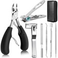 thumbnail image 1 of Pedikyr-set med nagelsax, nagelklippare, nagelfil Svart, 1 of 5
