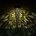 thumbnail image 1 of Fiudx Luces Solares para Jardín, Decoración En Forma de Flor, Proyección de Patrón Único, Brillo Amarillo Cálido, Ideal para Caminos, Patios y Porches, Regalo Perfecto para Las Fiestas, Diseño de Aho, 1 of 6