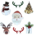 thumbnail image 4 of 10Pcs Christmas Cup Card Christmas Decorations Santa Hat Wine Glass Decoration, 4 of 7