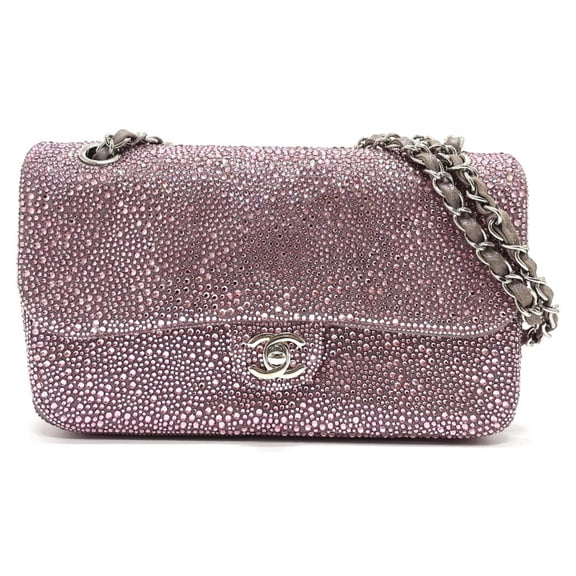 Pre-Owned CHANEL Las Vegas Bellagio store exclusive CC Coco Mark Swarovski bag W... (Good)