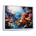 thumbnail image 2 of Designart "Marine Wonders Aquariums VII" Nautical & Beach Floater Framed Canvas Wall Art, 2 of 7