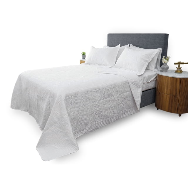 Dormireal Colcha Gala Blanca King Size Dormireal Gala