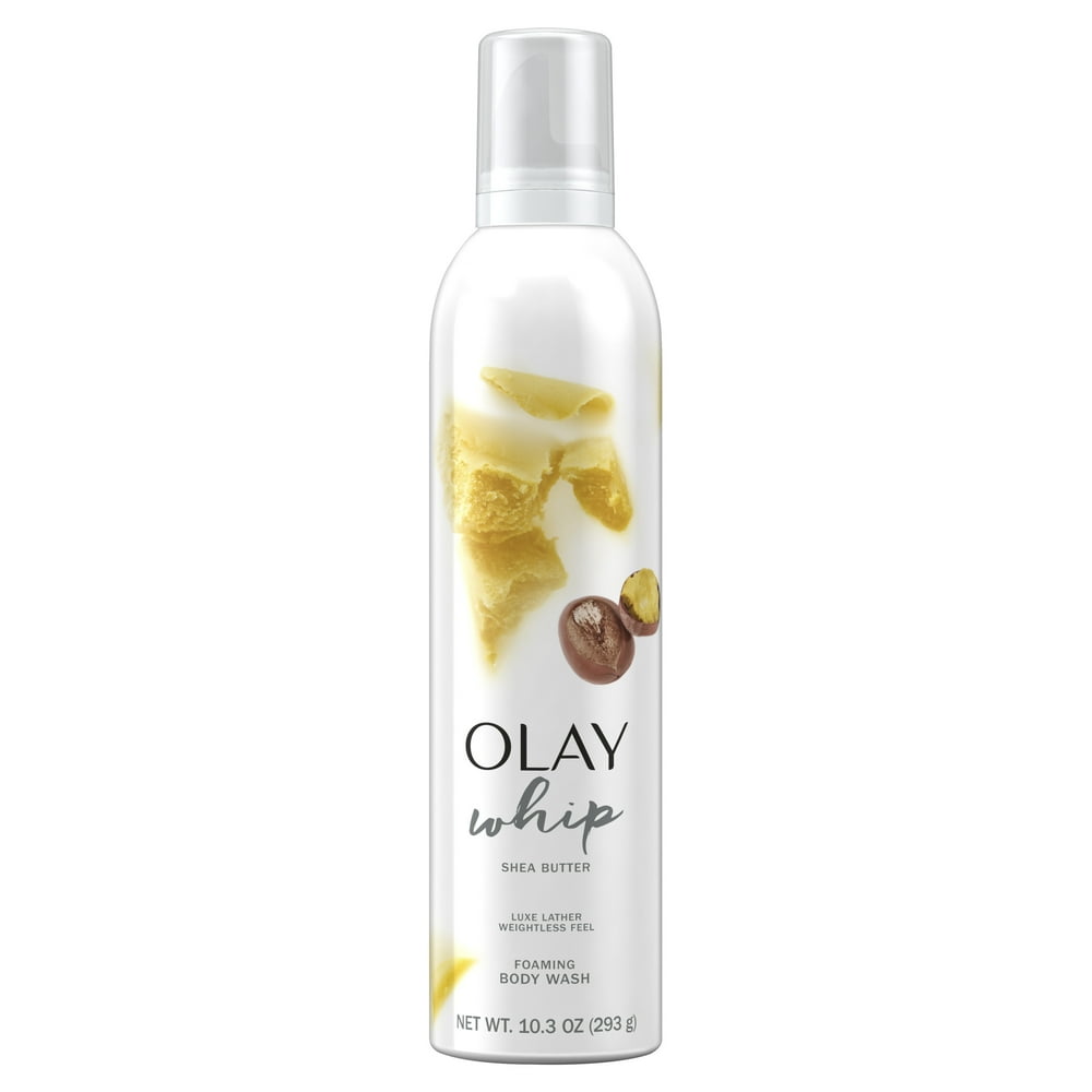 Olay Shea Butter Scent Foaming Whip Body Wash for Women, 10.3 oz