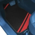 thumbnail image 2 of FH Group Universal Fit Stripes Carpet Car Floor Mats for SUV Van Truck, Full Set, 2 of 5