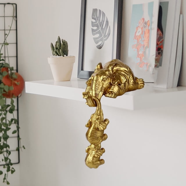 Estatuillas de Bebés Soledad Decoración de Escritorio Oro