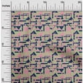 thumbnail image 1 of oneOone Cotton Poplin Fabric Square & Triangle Geometric Print Sewing Fabric BTY 42 Inch Wide, 1 of 4