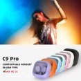 thumbnail image 3 of 2025 New C9pro Wireless Earbuds, Bluetooth 5.3 Earbuds Bluetooth 5.3 Earphone In-ear Wireless Sports Mini Transparent Bin Design Sports Makaron Clearance, 3 of 3
