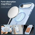 thumbnail image 6 of BENTOBEN Case for iphone Air Compatible with Mag-Safe 6.5" Metal Frame Slim Tpu Matte Shockproof Protective Cover Light Blue, 6 of 8