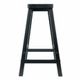 thumbnail image 4 of Winsome Satori Saddle Seat Counter Stool, 24", Black Finish, 4 of 8