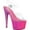Clear PVC/Pink/Lavender Ombre, variant on Women's Pleaser Adore 708OMBRE Ankle-Strap Sandal