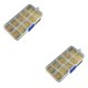 thumbnail image 1 of sweethay 500 unids/set de anzuelo de acero al carbono con púas de agua dulce para agua salada, anzuelo de carpa, Kit de anzuelo de pesca con Oro 2piezas, 1 of 6