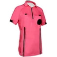 thumbnail image 1 of New! Women's 2018 Soccer Referee Jersey (Pink, Large), 1 of 4