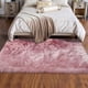thumbnail image 4 of Alfombra Rosa, Alfombra De Dormitorio De Piel De Oveja Artificial, Alfombra De Cama De Lana, Alfombra De Felpa Para Cojín De Silla Y Sofá Alfombra Rectangular (Rosa, 60 X 90 Cm). Afortunado Sencillez, 4 of 5