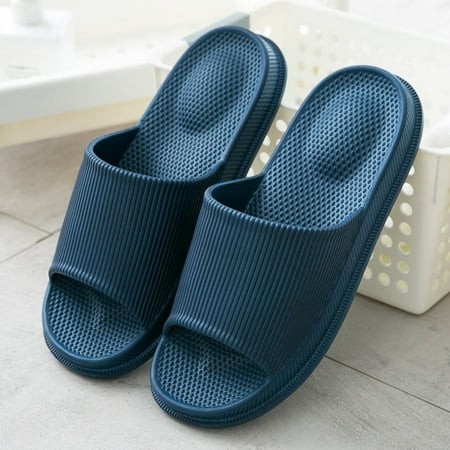 

Tzldn Couple Home Slippers Women‘s Summer 2024 New Non-Slip Bathroom Home Eva Slippers Men‘s Thick Slippers