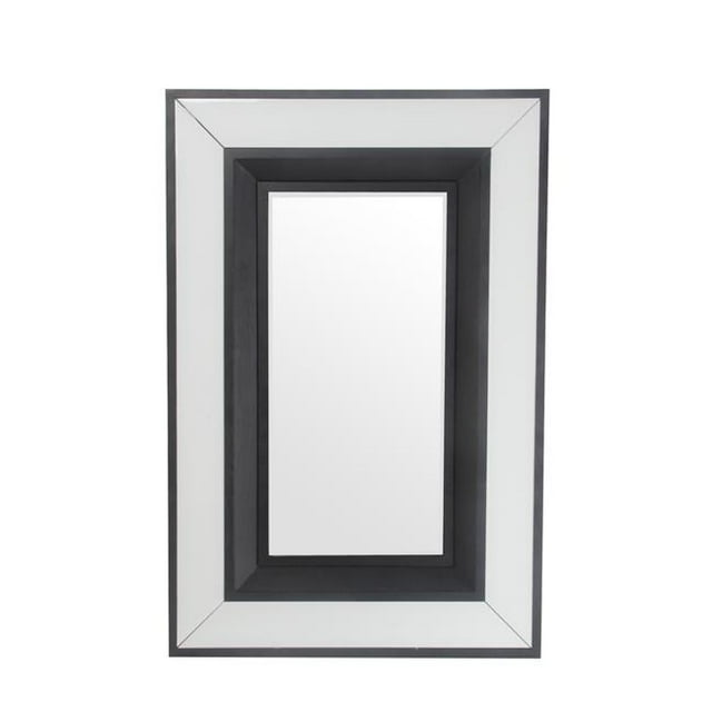 47,5 x 3 x 31,5 Po Miroir d'Accent Blanc