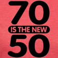 thumbnail image 3 of CafePress - 70Isthenew50 Women's Deluxe T Shirt - Womens Tri-blend T-Shirt, 3 of 4