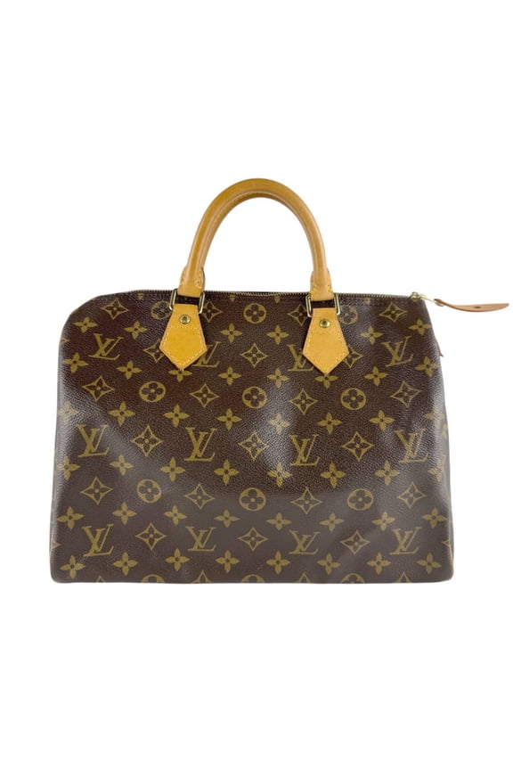 Pre-Owned Louis Vuitton LOUIS VUITTON Monogram Speedy 30 Handbag, Canvas, Brown, Women's,...