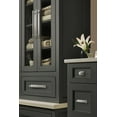 thumbnail image 3 of Amerock Maymont 10-1/16 inch (256mm) Center-to-Center Rectangle Satin Nickel Cabinet Pull Backplate, 3 of 7