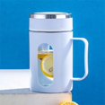 thumbnail image 3 of SUNSIOM Glass Tea Cups Clear Tea Infuser Cup Durable High Temperature Resistance Tea Mug with Infuser, 3 of 6
