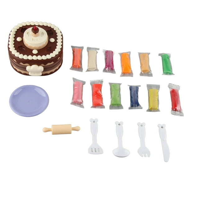 Color Dough Kitchen Creations Tools Kit, Color Dough Toys Stimulating Creativity Easy Operation Improve Hands On Ability For Kids