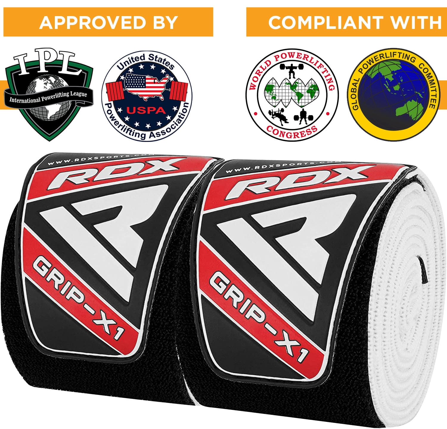 RDX Knee Brace Support Straps For Joint Pain Sports Relief Gym Bandage