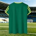 thumbnail image 4 of 2026 Brasil Soccer Jersey for Women, V-Neck Short Sleeve Brasil Soccer Shirt, Brasil Soccer Fan Jersey for Game Day Stadium Watch Party Casual Summer Wear (XXL, Green), 4 of 5