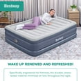 thumbnail image 4 of Bestway Tritech Airbed, Queen-Sized 20" Mattress with Built-In AC Pump, 2 Pack, 4 of 13