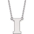 thumbnail image 1 of Sterling Silver S. Rh-P Logoart University Of Iowa Large Pendant With Necklace (18 X 8) Made In United States ss069uia-18, 1 of 4