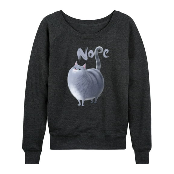 The Secret Life of Pets - Nope - Women's Lightweight French Terry Long Sleeve Shirt
