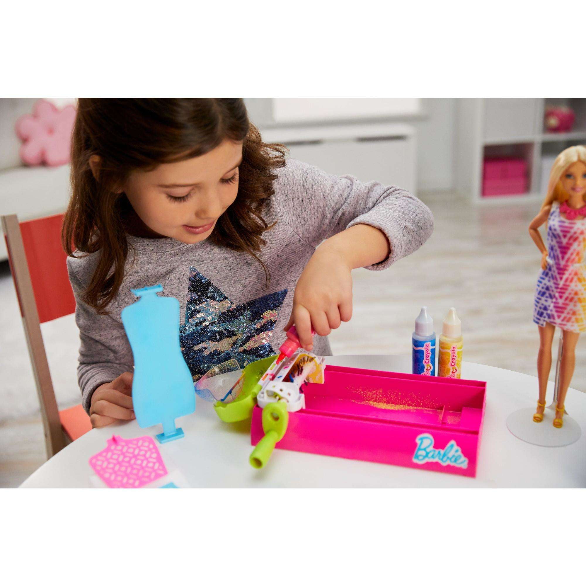 barbie color magic station