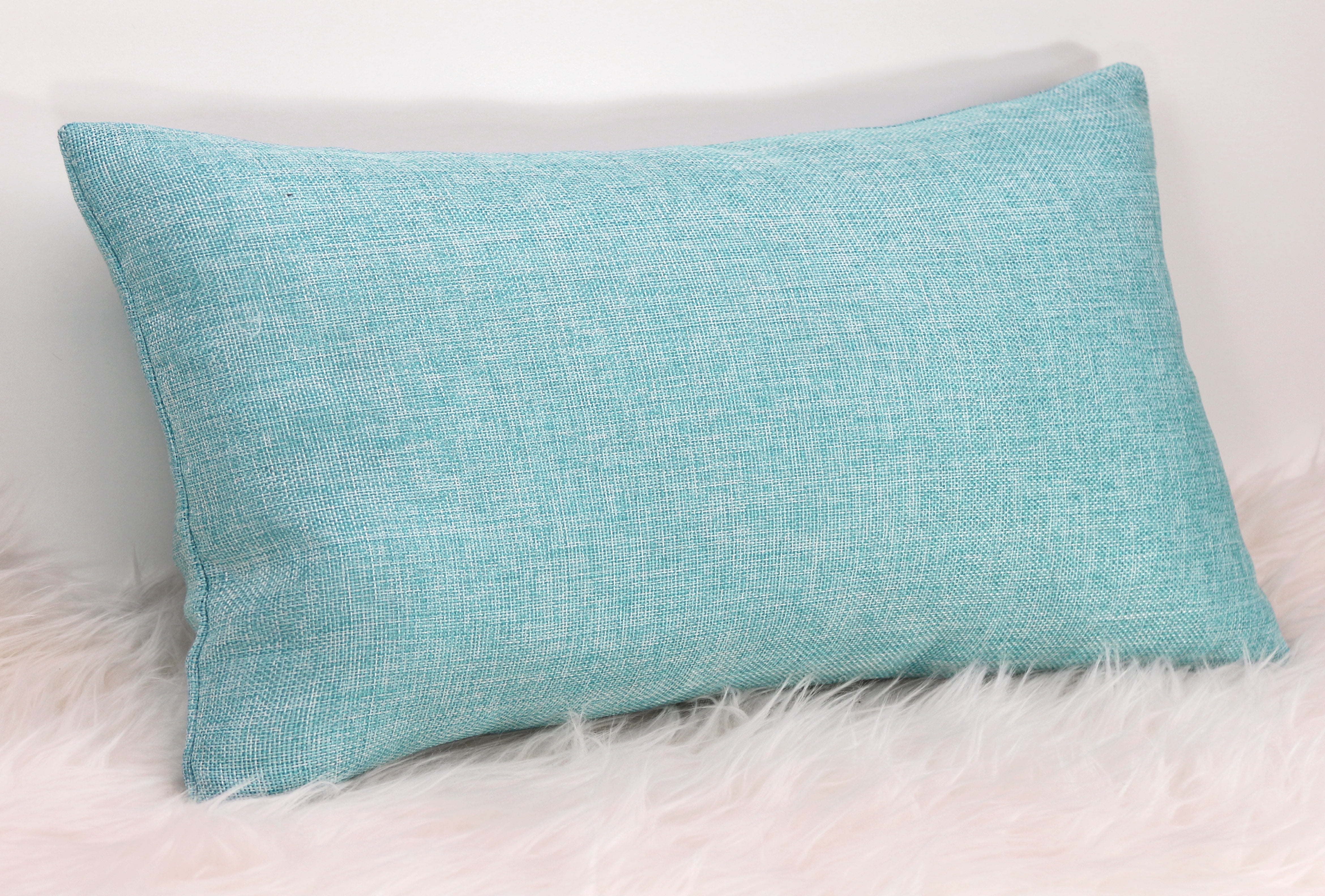 Aiking Home Woven Fine Faux Linen Throw Pillow Cover, size 12"x24