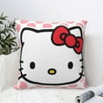 thumbnail image 6 of Hello Kitty Pillow Cover, Square Throw Pillow Cases For Couch Sofa Bed Living Room,Home Decorative, 20"X20", 6 of 9
